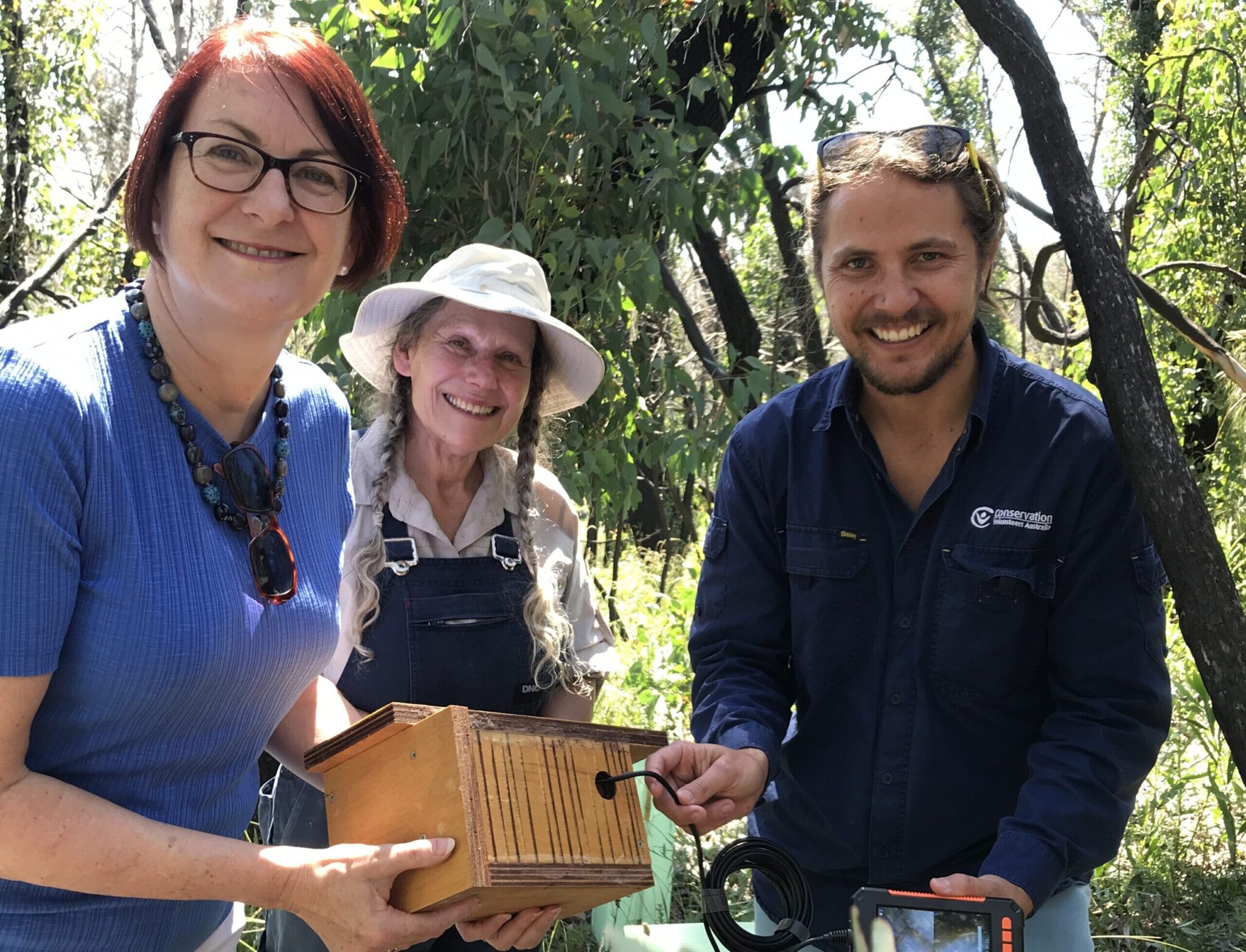 Volunteers exploring citizen science