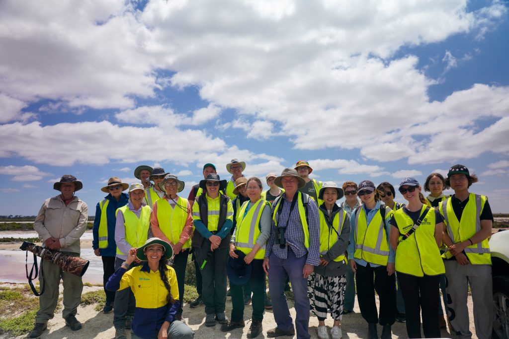 A group of CVA staff and volunteers celebrating World Wetlands Day 2024. 